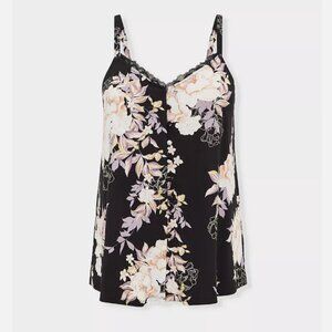 Torrid Studio Knit Button-Front Swing Cami